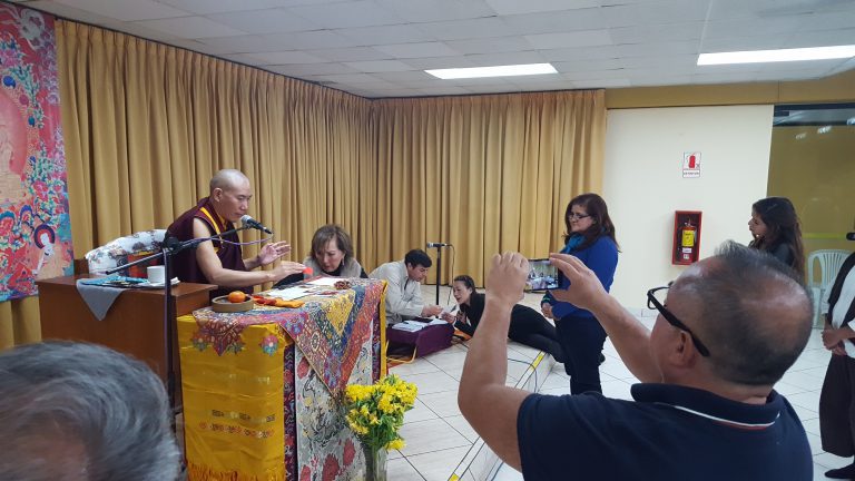 2016 - Giving Upasika Vows in Lima Peru