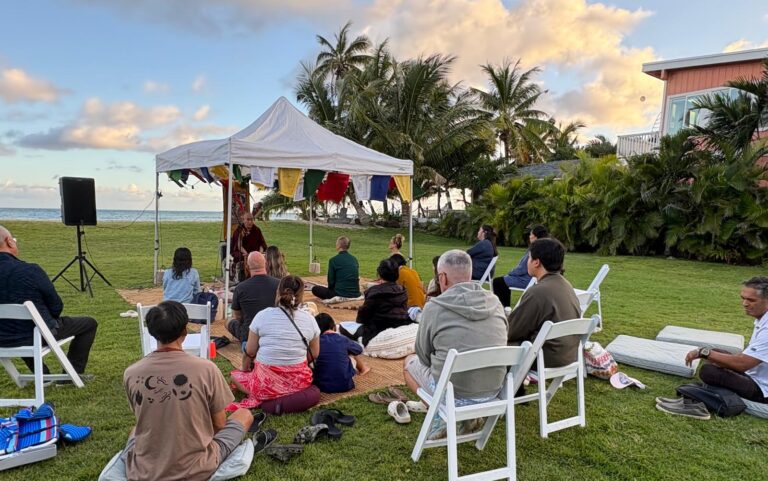 Hawaii, Oahu, April 1, 2026, Teaching Meditation on Bodhicitta and Tonglen to open the Heart at Pohakupuna Beach Club, Ewa Beach, HI(3)