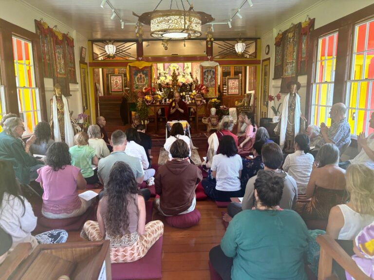 Rinpoche Teaching on Om Mani Padme Hung and Chenrezig Practice ,Nechung Dorje Drayang Ling on Big Island, Hawaii, USA 2025