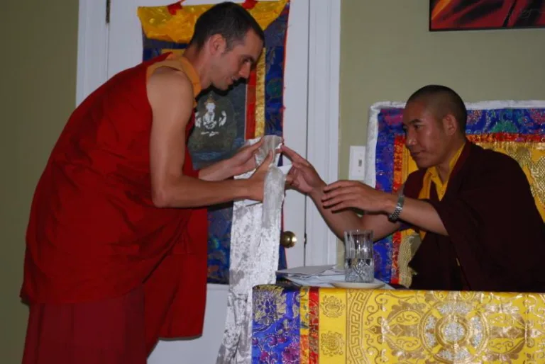 Rinpoche in Katog Ratna Ling, Lafayette, Louisiana (2008) 2