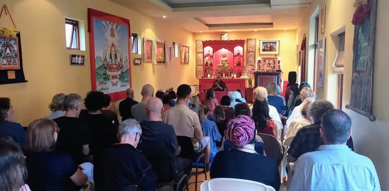 Teaching at Kagye Dzog Centre, Kenilwoth, Cape Town 2023