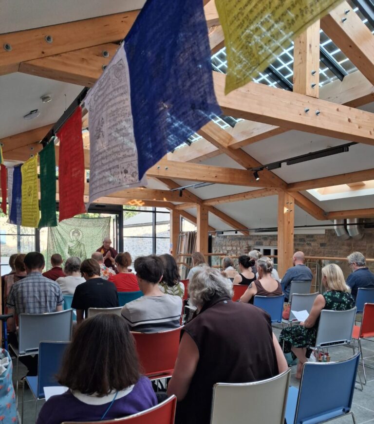 UK, Glastonbury, July 6, 2026, How to Practice Wisdom and Compassion, Festival Hall, St Dunstan's House Community Health and Wellbeing Centre BA6 9EL