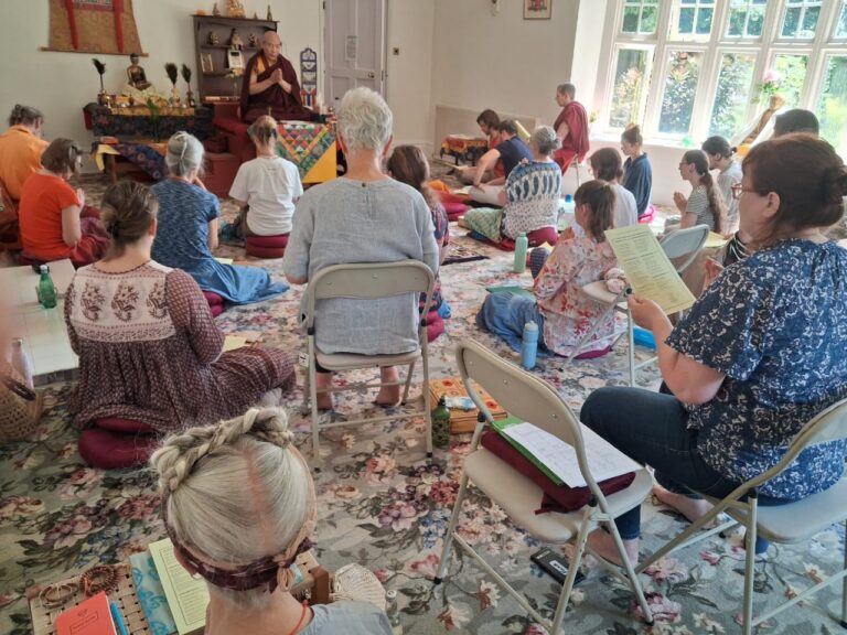 UK, Usk, July 9-13, 2026, Vajrasattva Retreat with Vajrasatta Empowerment and Teaching, Lam Ram, Penrhos, Raglan; NP15 2LE