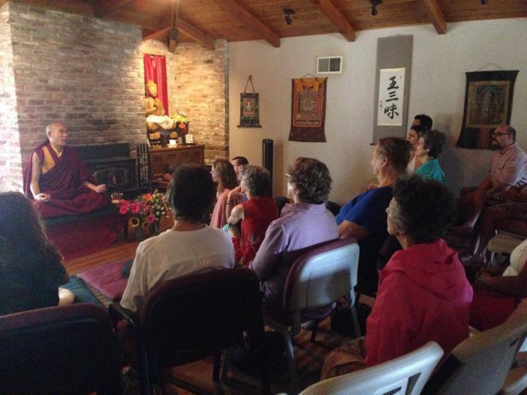 US tour 2014 - Sky Creek Dharma Center - Chico CA - teaching - 3