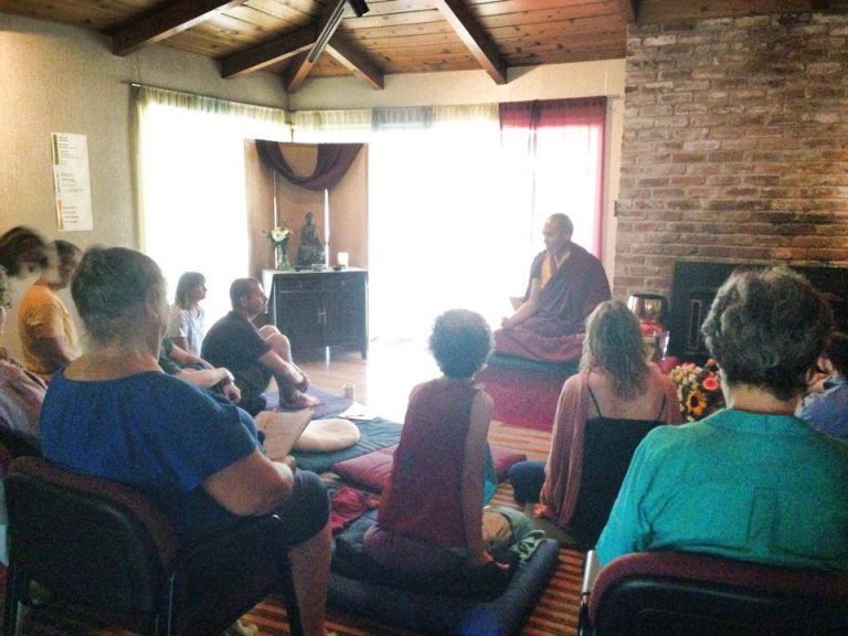 US tour 2014 - Sky Creek Dharma Center - Chico CA - teaching - 4