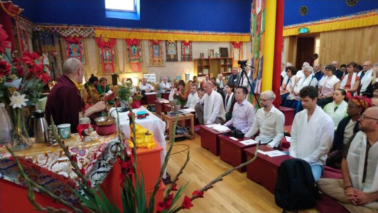 Netherlands, Phuntsok Chö Ling center in Hague, September 6th, 2025. Giving Refuge and Bodhicitta Vow Ceremony and so forth