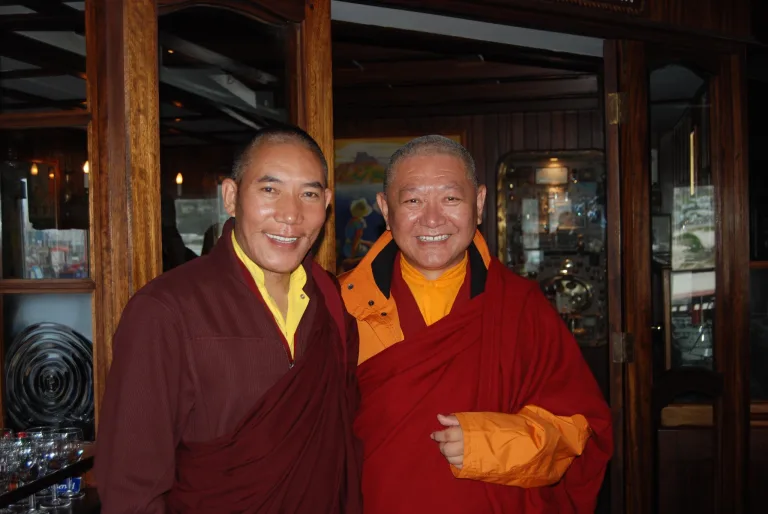Chamtrul Rinpoche with Ringu Tulku Rinpoche, South Africa, 2014