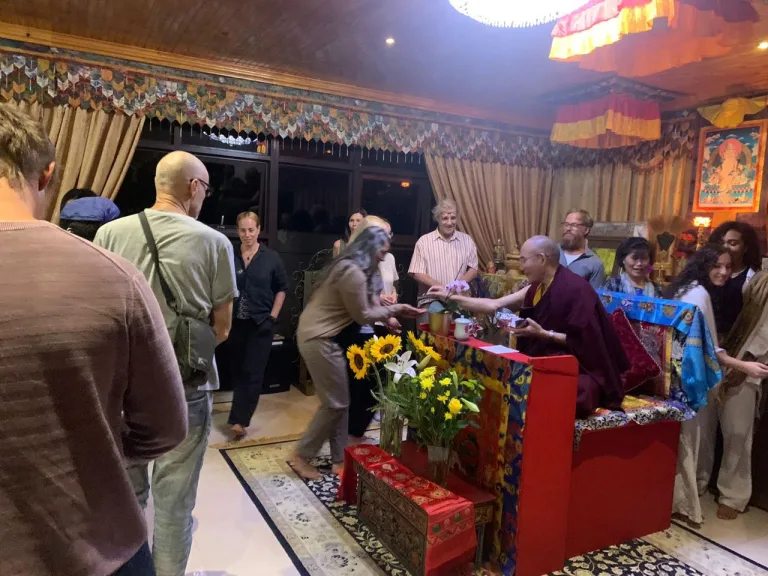 Rinpoche and Students After Teachings on How to Find Inner Peace, Cape Town, 2024 (3)