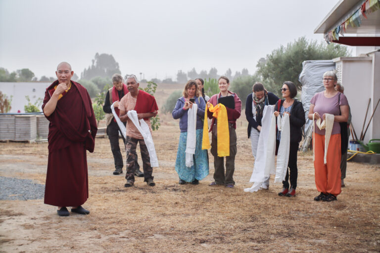 Opening Ceremony of Bodhicitta Samten Dzong Dharma Center, Consecration of the Temple, and placement of the 133 volumes of Buddha's teaching in the Temple, Ferreira do Alentejo, Portugal, September 2024(1)