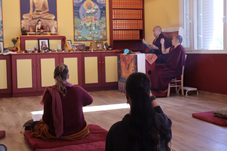 Opening Ceremony of Bodhicitta Samten Dzong Dharma Center, Consecration of the Temple, and Placement of the 133 Volumes of Buddha's Teaching in the Temple, Ferreira do Alentejo, Portugal, September 2024(11)