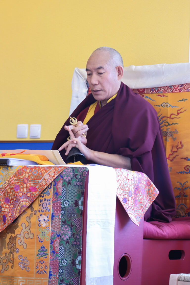 Opening Ceremony of Bodhicitta Samten Dzong Dharma Center, Consecration of the Temple, and Placement of the 133 Volumes of Buddha's Teaching in the Temple, Ferreira do Alentejo, Portugal, September 2024(12)
