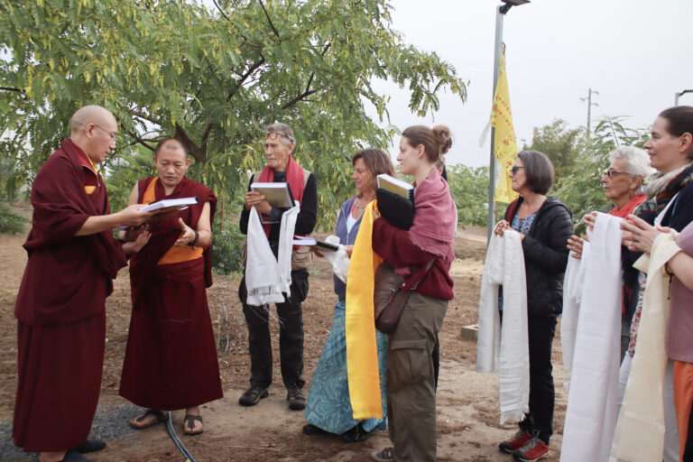 Opening Ceremony of Bodhicitta Samten Dzong Dharma Center, Consecration of the Temple, and Placement of the 133 Volumes of Buddha's Teaching in the Temple, Ferreira do Alentejo, Portugal, September 2024(2)