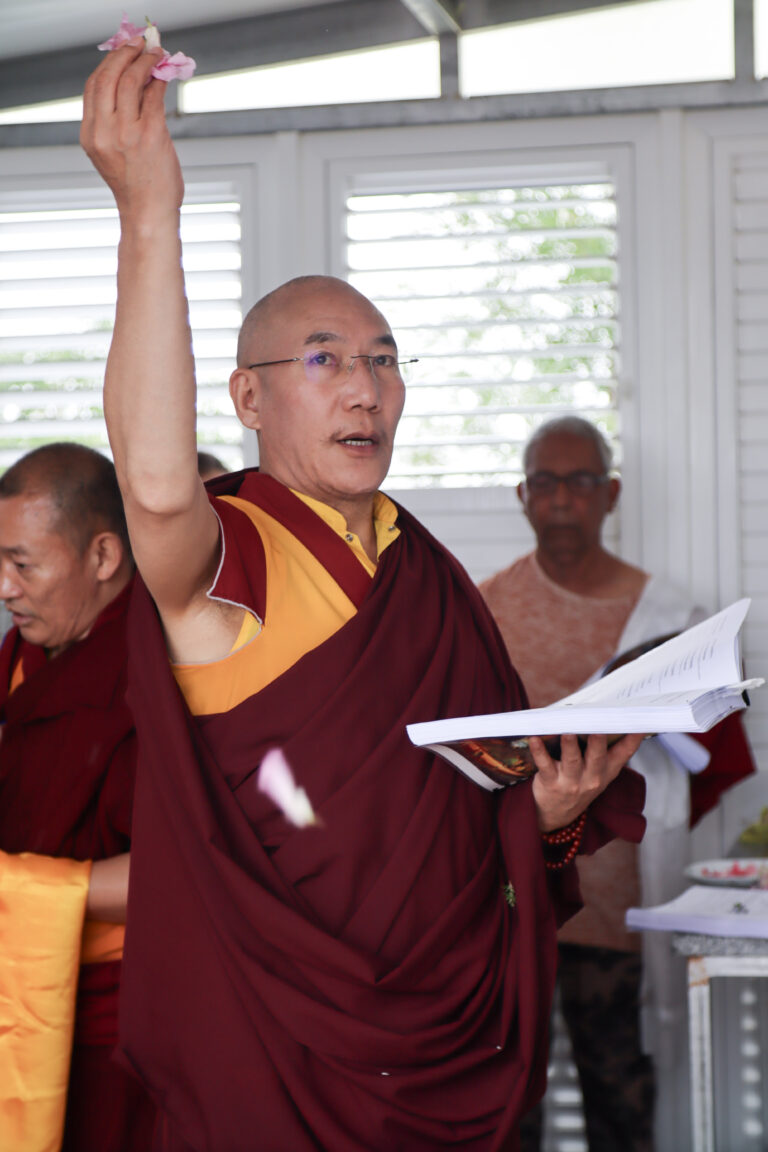 Opening Ceremony of Bodhicitta Samten Dzong Dharma Center, Consecration of the Temple, and Placement of the 133 Volumes of Buddha's Teaching in the Temple, Ferreira do Alentejo, Portugal, September 2024(5)