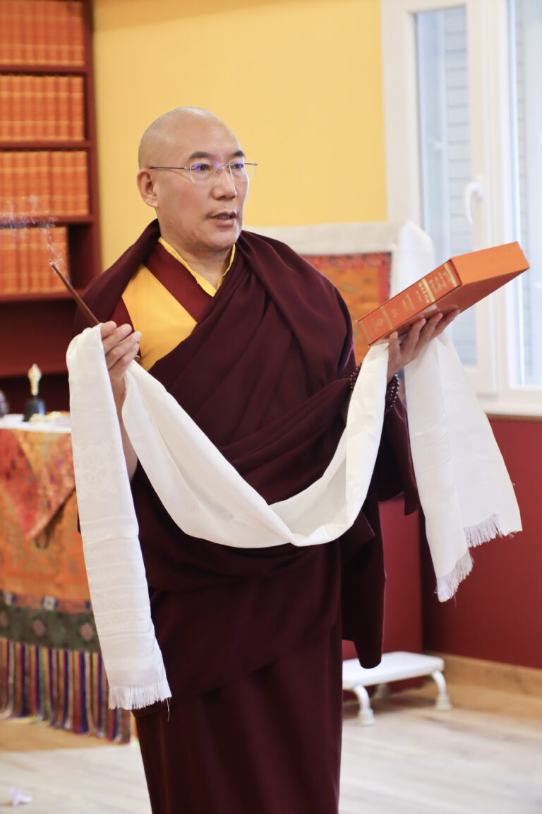 Opening Ceremony of Bodhicitta Samten Dzong Dharma Center, Consecration of the Temple, and Placement of the 133 Volumes of Buddha's Teaching in the Temple, Ferreira do Alentejo, Portugal, September 2024(6)