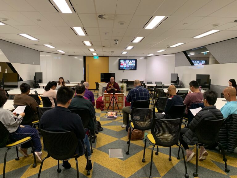 Australia, April 22, 2026 teaching An Introduction to Dream Yoga and Bardo, Parramatta Western Sydney University