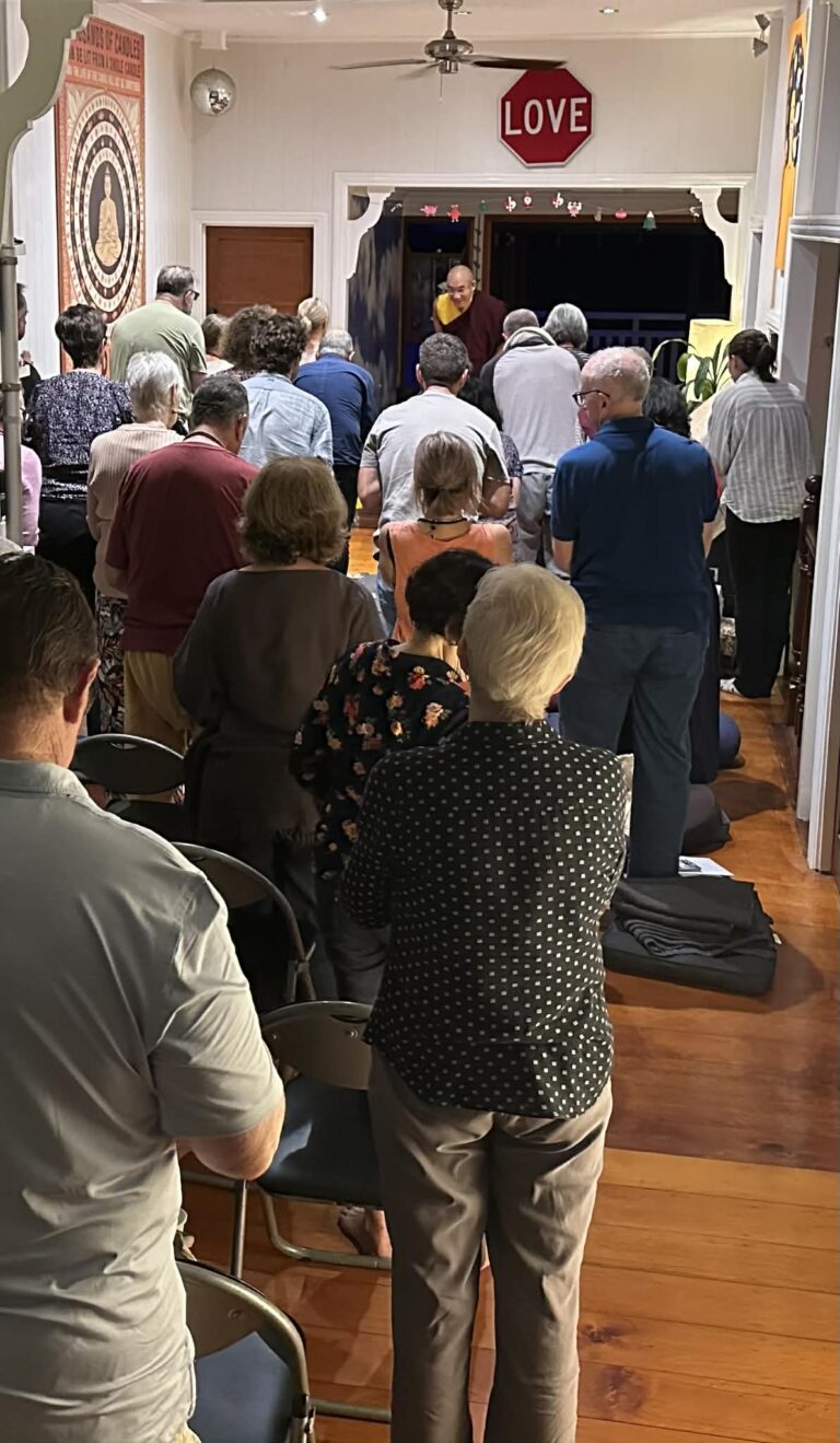 Queensland, April 17, 2026 teaching Applying Meditation and Mindfulness in Everyday Life, Private Home