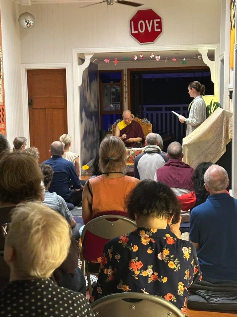 Queensland, April 17, 2026 teaching Applying Meditation and Mindfulness in Everyday Life, Private Home(2)