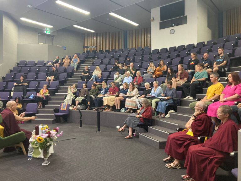 Queensland, Sunshine Coast, April 16, 2026 teaching The Practice of Giving and Receiving, How to Handle Suffering and Transform it into Joy and Healing, Sunshine Coast University