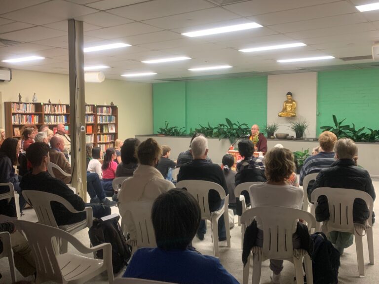 Sydney, April 23, 2026 teaching Pure Motivation the Way to Benefit Self and Oherse, The Buddhist Library, Church St, Camperdown NSW(3)
